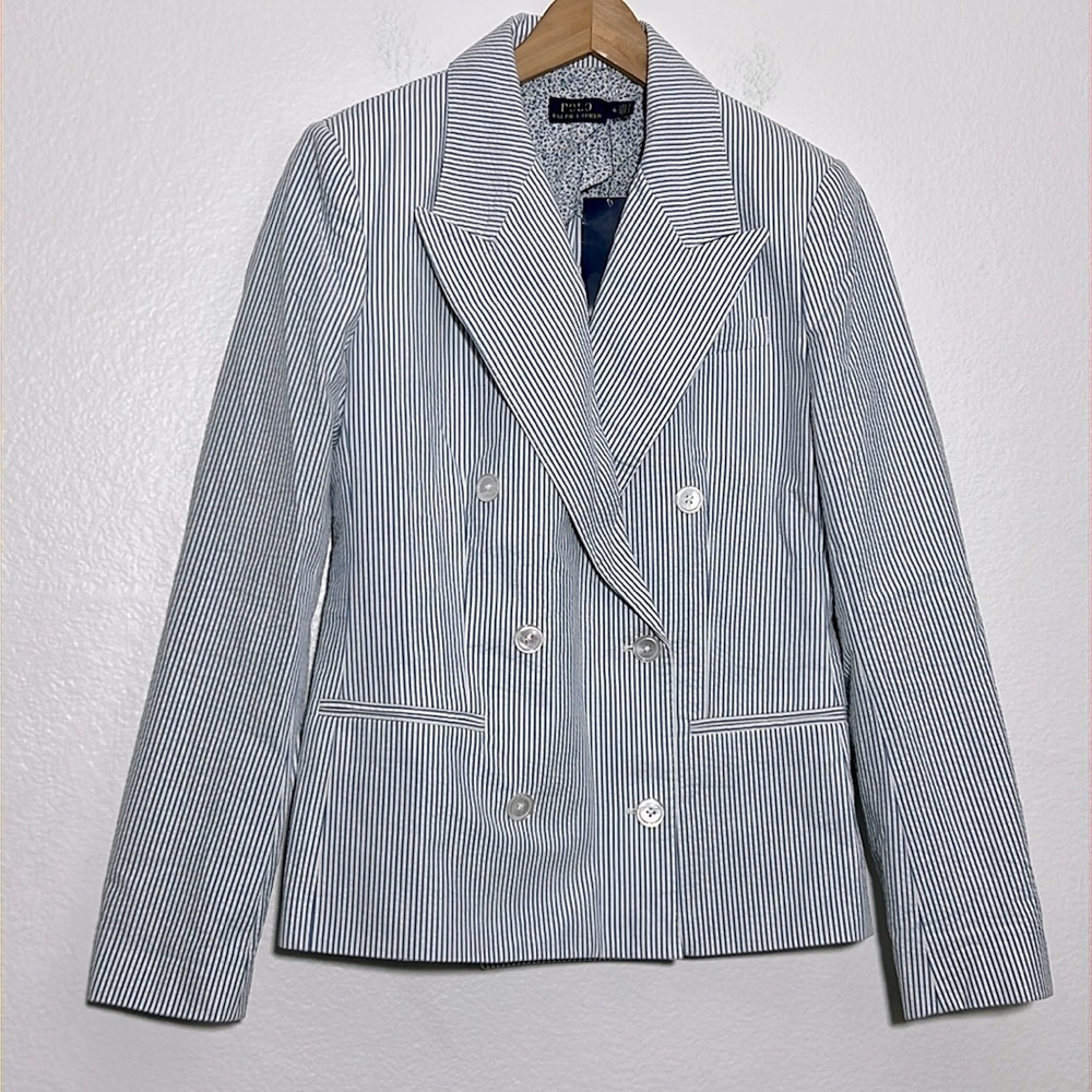 New Polo Ralph Lauren Multi Stripe Jacket Size 4